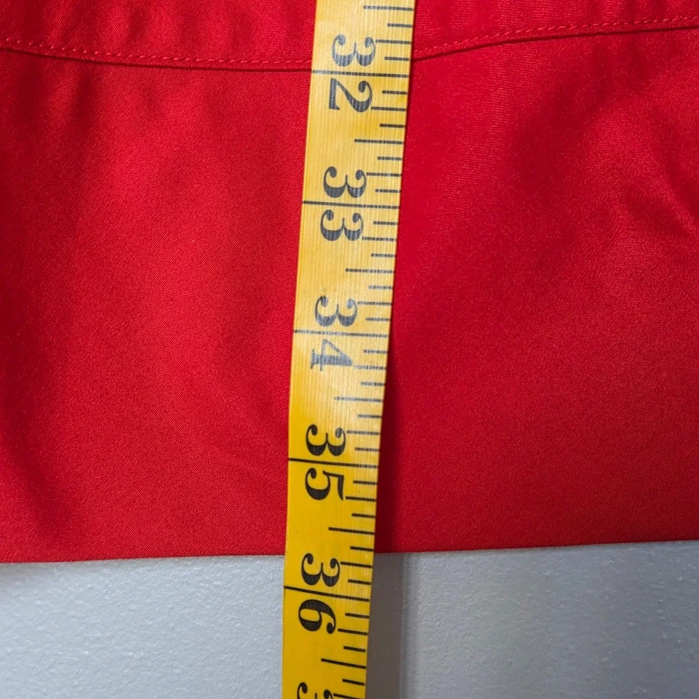 The Limited Y2K Red‎ Babydoll Dress Womens 4 Coquette Spaghetti Strap Fit Flare - Picture 6 of 11